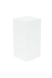 Sokkel wit 80cm hoog (40x40x80cm)