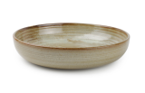 Diep bord met opstaande rand beige Escura 22x4,5cm