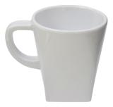 Vierkante mok wit Melamine