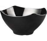 Schaal Kroon (35x17cm hoog) zwart Melamine