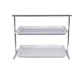 RVS etagere 2 laags (2x 1/1GN)