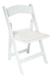 Klapstoel, wedding chair wit