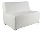 Lounge bank 2-zits zonder armleuning