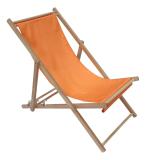 Strandstoel (oranje doek)