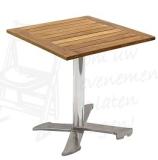 Terrastafel Allure teak vierkant 70cm