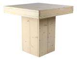 Tafel Whitewash 80x80cm (laag model)