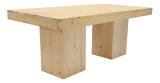 Tafel Whitewash 190x90cm (laag model)