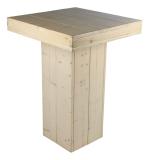 Statafel Whitewash 80x80cm