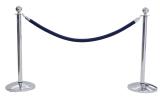 Koord 1,5 mtr blauw (zonder afzetpaal)