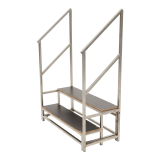 Podiumtrap 40cm hoog incl. leuning