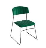Stoel Velvet groen