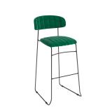 Barkruk Velvet groen