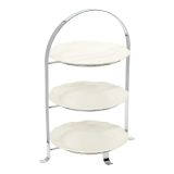 Etagere groot incl. 3x bord 24cm Ø