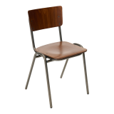 Kuipstoel Vintage incl. houten zitting