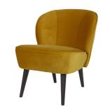 Sara fauteuil okergeel
