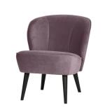 Sara fauteuil lila / paars