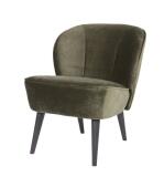 Sara fauteuil warm groen