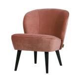 Sara fauteuil oud roze