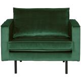 Fauteuil velvet green forest