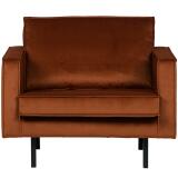 Fauteuil velvet roest