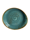 Ovaal bord / sideplate 15,5cm Ø Steelite Craft Blue