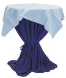 Statafeldecoratie met lint, marine-blauw (exclusief statafel) 