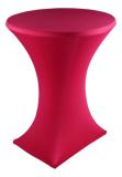 Statafeldecoratie strak, roze (exclusief statafel) 