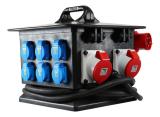 Verdeelkast 32A -> 2x 32A / 2x 16A / 6x 230V