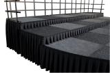 Podiumrok 120cm hoog (per 4 mtr)