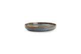 Plat bord met opstaande rand 17x2,3cm blauw/groen Cirro
