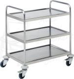 Serveerwagen 90x50cm 3 lagen