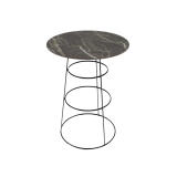 Statafel Black Elegance 80cm Ø