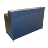Verhoogd klapbuffet Black Steel (160x70cm) met opstaande rand zwart