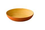 Bamboo Fibre schaal oranje 32cm Ø x 6,5cm, 5 ltr