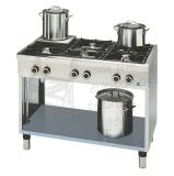 Gaskooktafel 6-pits (excl. gas)