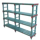 Stelling kunststof 200x40x152cm (200kg/m2)