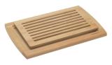 Broodsnijplank hout 42x28cm (incl. rasterinzet)