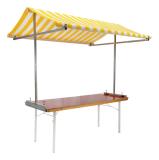 Kraampje 80x200cm geel/wit
