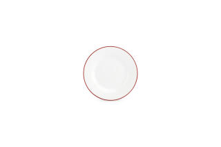 Plat bord 15cm burgundy rim – 15cm