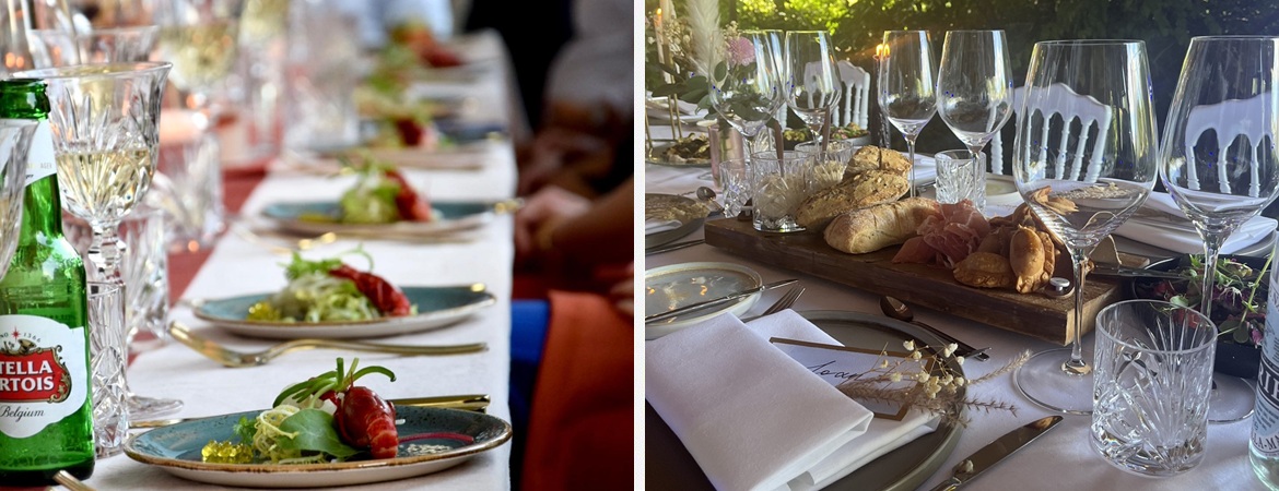 21 diner huren organiseren styling glaswerk 21 diner servies Accuraat Verhuur Amsterdam