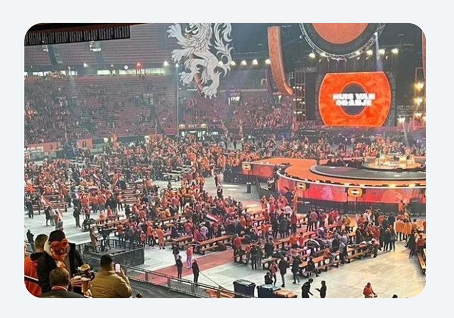 Biertafels huren evenementen verhuurbedrijf Accuraat Verhuur Arena