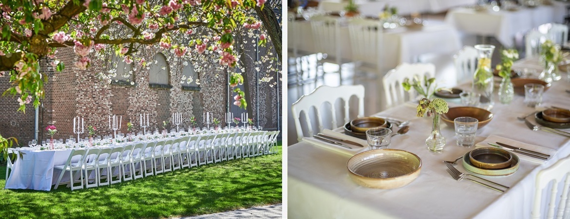 Bruiloft verhuur luxe witte klapstoel huur wedding chair verhuurbedrijf Accuraat Verhuur