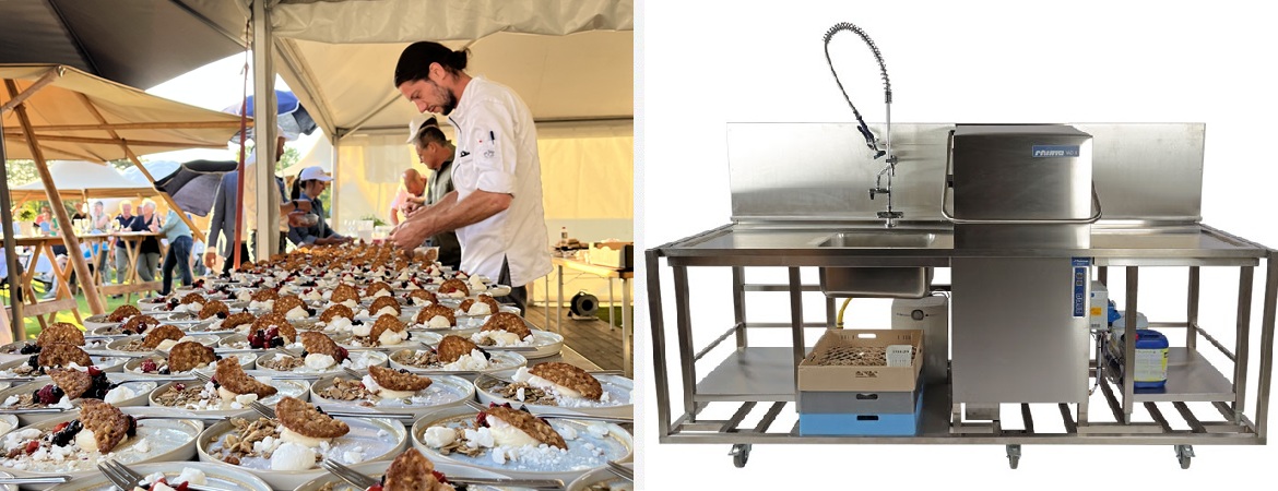 Kookapparatuur huren voor catering zakelijk event beurs verhuurbedrijf Accuraat Verhuur