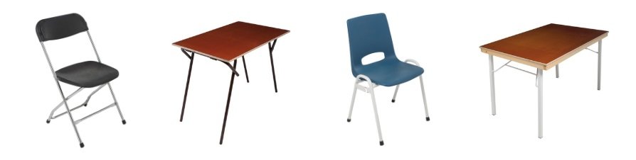 Examentafels en -stoelen huren bij Accuraat Verhuur