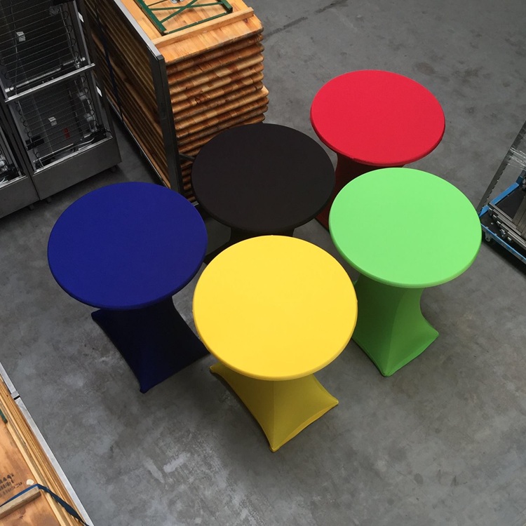 Statafelrok huren statafeldecoratie strak verhuurbedrijf Accuraat Verhuur