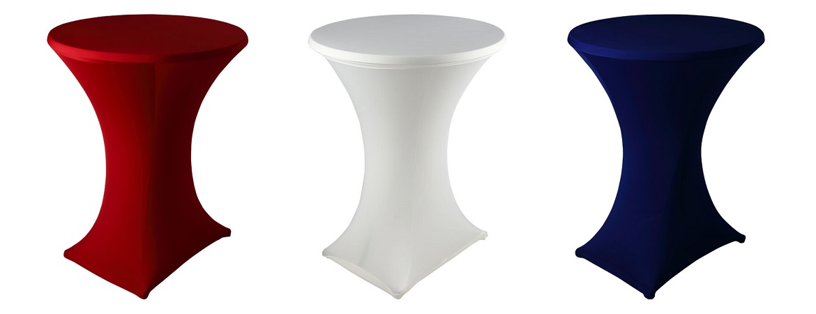 Statafeldecoratie huren statafelrokken verhuurbedrijf Accuraat Verhuur