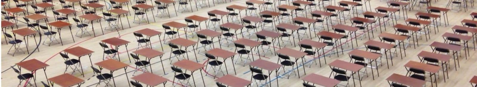 Tafels huren voor bijvoorbeeld examens bij Accuraat Verhuur
