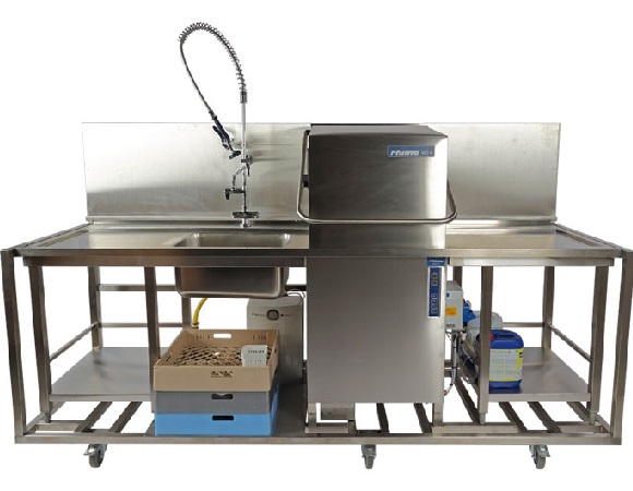 Mobiele-keuken-huren-culinair-evenement-vaatwasser-tijdelijke-keuken-accuraat-verhuur