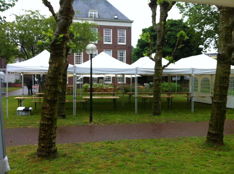 Partytent huren voor droog evenement